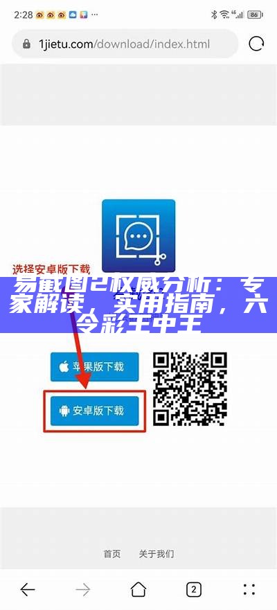 易截图2权威分析：专家解读，实用指南，六令彩王中王