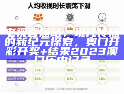 电视直播站，现代传播的新纪元探索，奥门开彩开奖+结果2023澳门历史记录